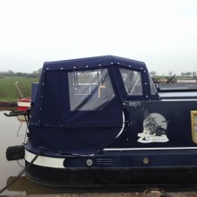 Narrowboat pram double front frame
